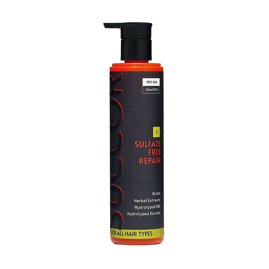 Безсульфатний відновлювальний шампунь Succor Sulfate Free Repair Shampoo для всіх типів волосся, 250 мл