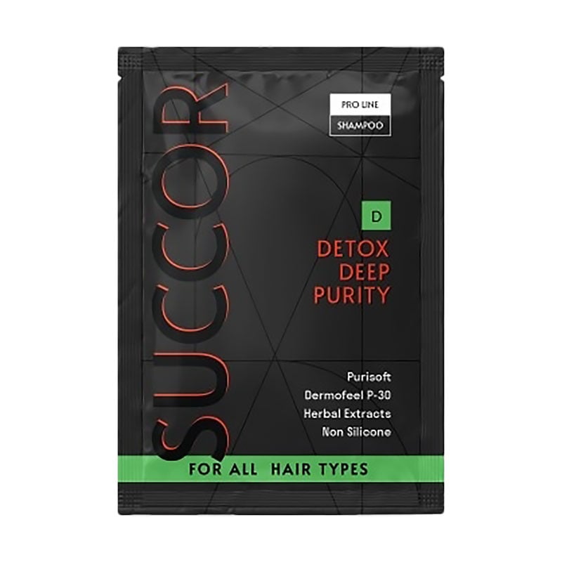 Детокс шампунь Succor Detox Deep Purity Shampoo для глибокого очищення, 10 мл