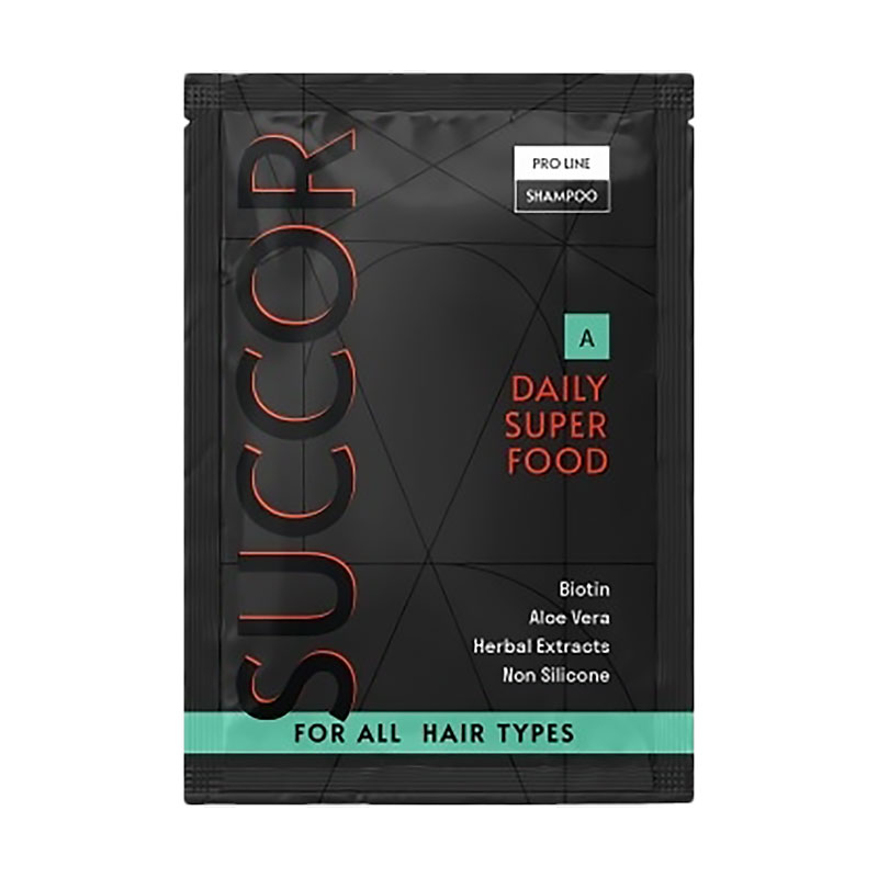 Шампунь Succor Daily Superfood Shampoo для щоденного використання, 10 мл
