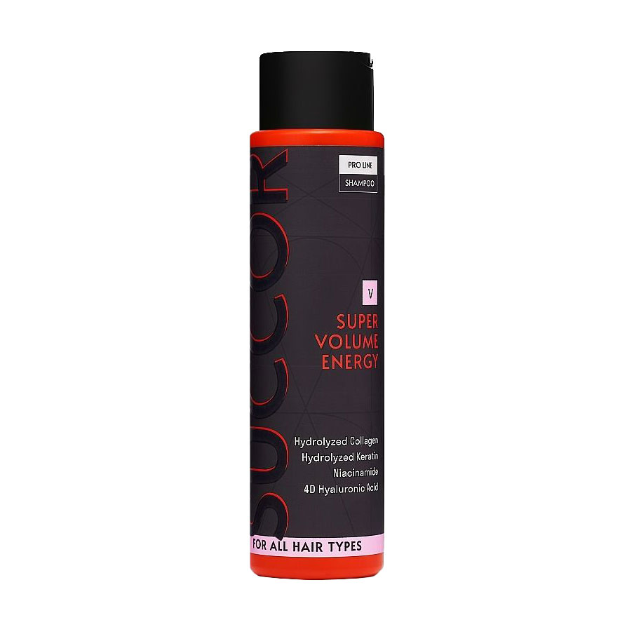 Шампунь Succor Super Volume Energy Shampoo для об'єму всіх типів волосся, 400 мл