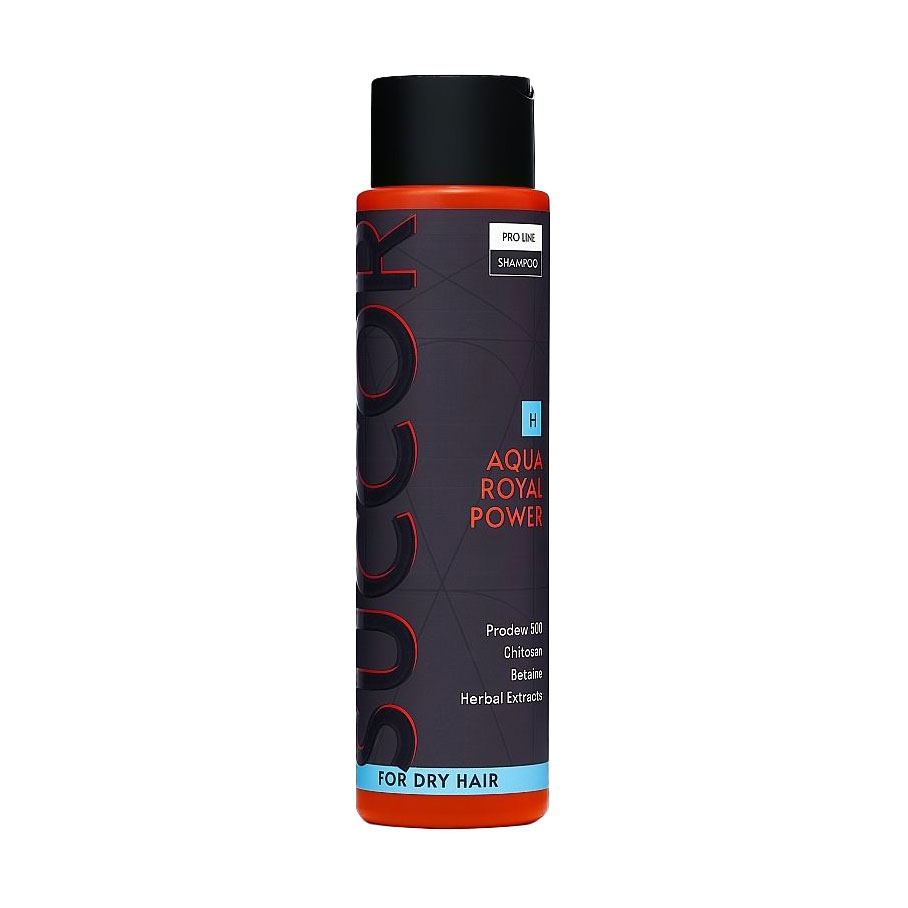 Зволожувальний шампунь Succor Aqua Royal Power Shampoo для сухого волосся, 400 мл