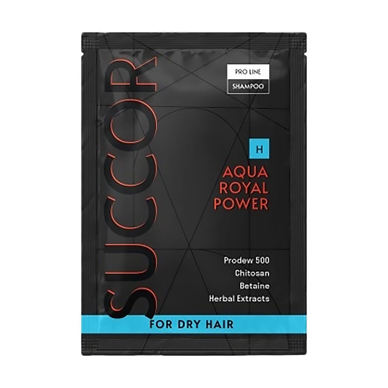 Зволожувальний шампунь Succor Aqua Royal Power Shampoo для сухого волосся, 10 мл